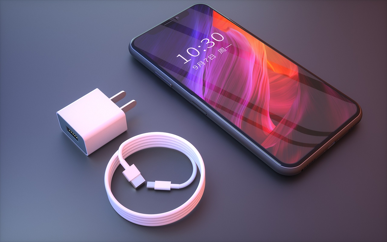 C4D-手机、充电器、数据线、钢化膜（图ZMzE3MTQzNzU2） - 电子产品 - 站酷设计师醉訫吥醉人原创素材 - 站酷ZCOOL