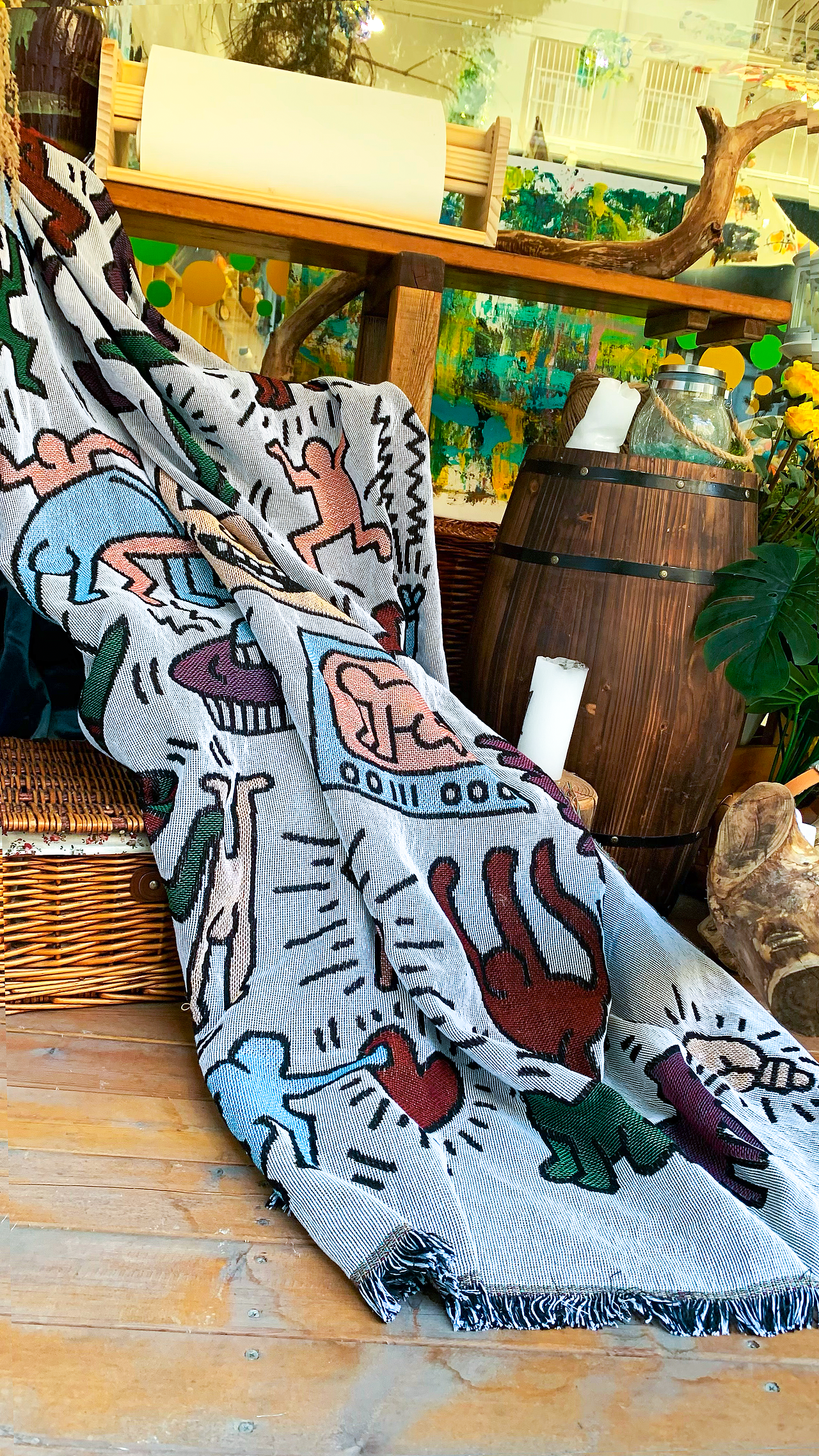 艺术美学|艺术家专题·凯斯·哈林风区角布景