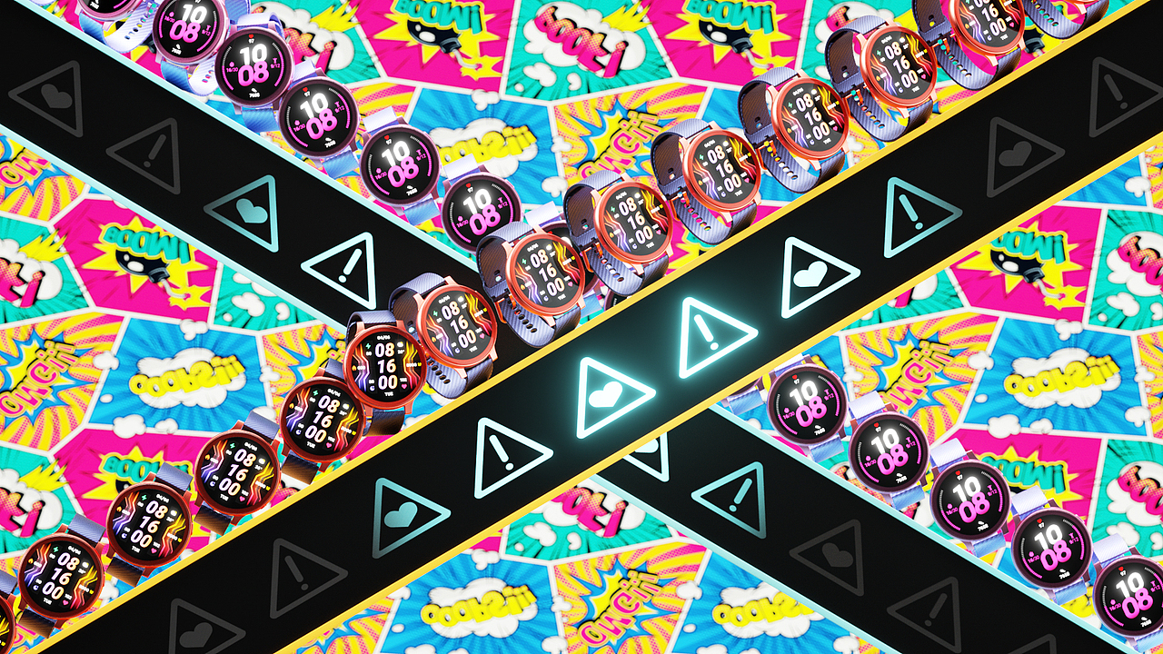 智能手表渲染 I Smart watch rendering（图ZMzQ1MjY2MTQ0） - 产品 - 站酷设计师霄鹏XiAOPENG原创素材 - 站酷ZCOOL