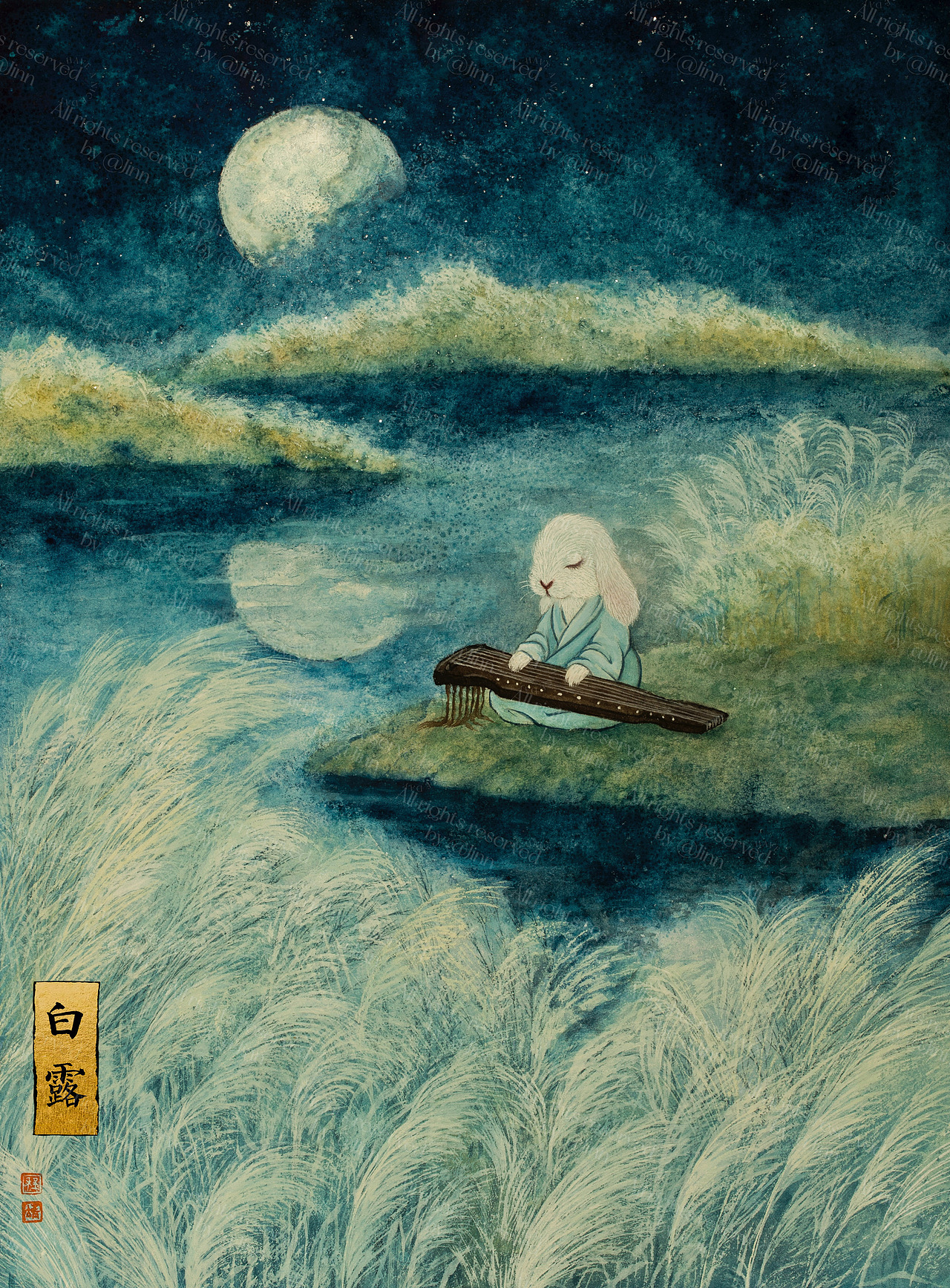 2023《月德录》（图ZMzU4NDk5ODc2） - 艺术插画 - 站酷设计师程靖Jinn原创素材 - 站酷ZCOOL