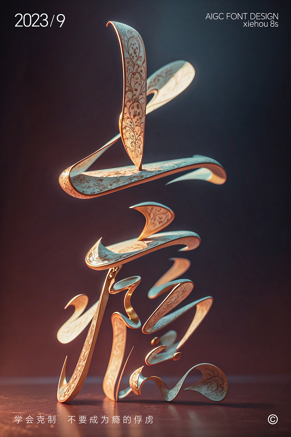 让设计字体在AIGC世界里飞一会