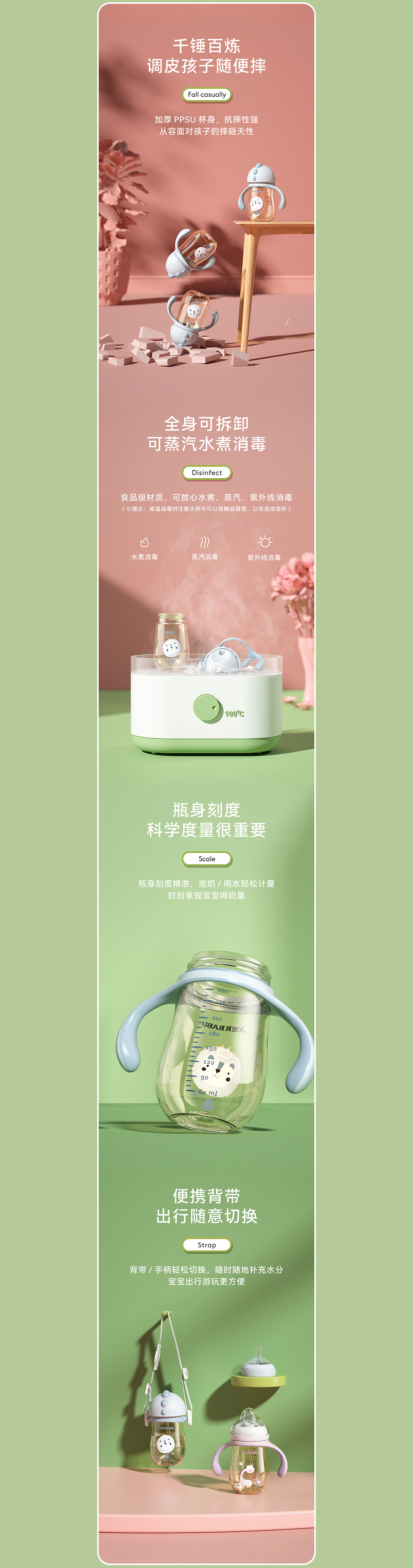 儿童水杯 / 牙刷详情（图ZMzAwNDk1OTY4） - 电商 - 站酷设计师Sunshine初夏原创素材 - 站酷ZCOOL