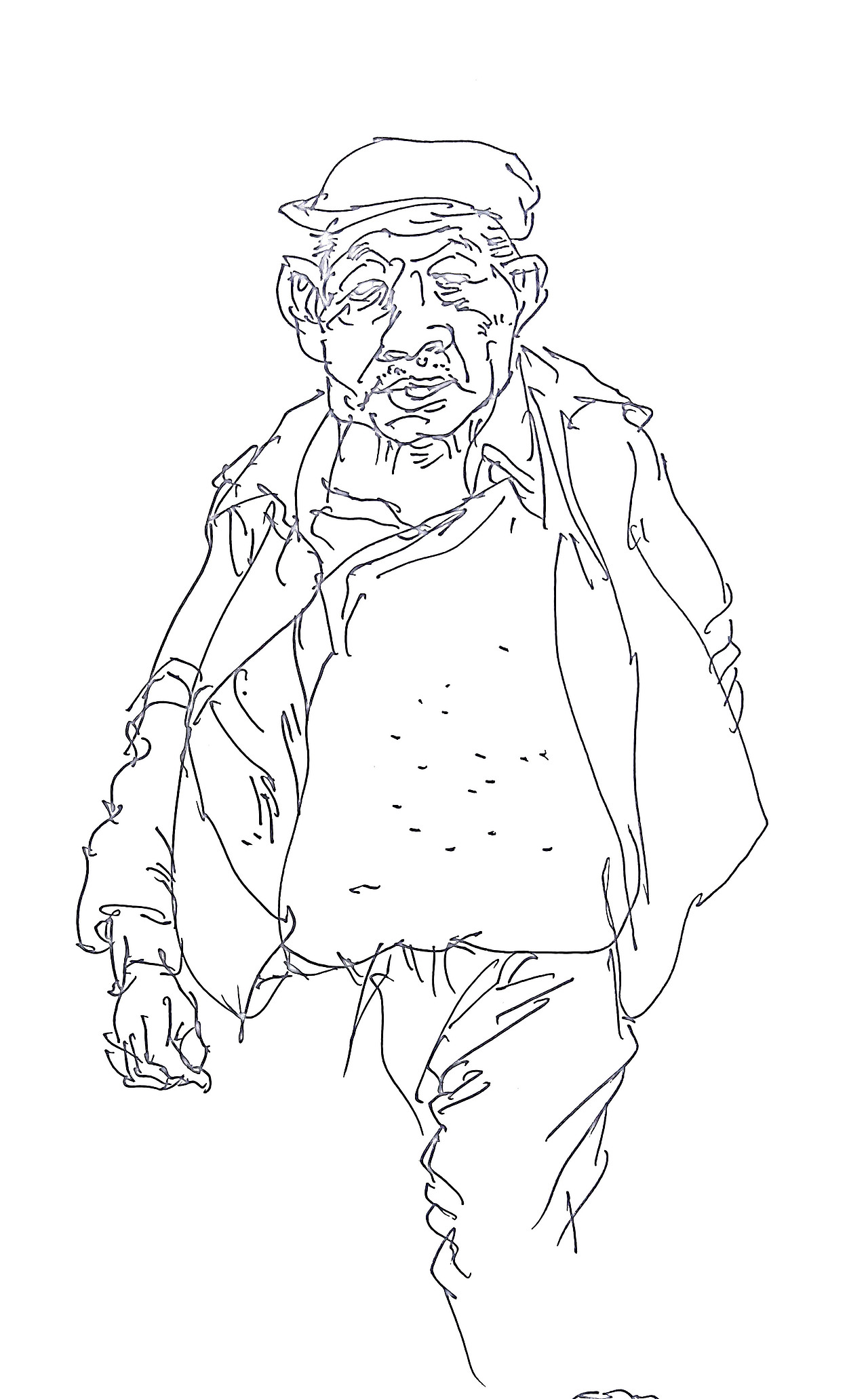 纪保超摸鱼速写