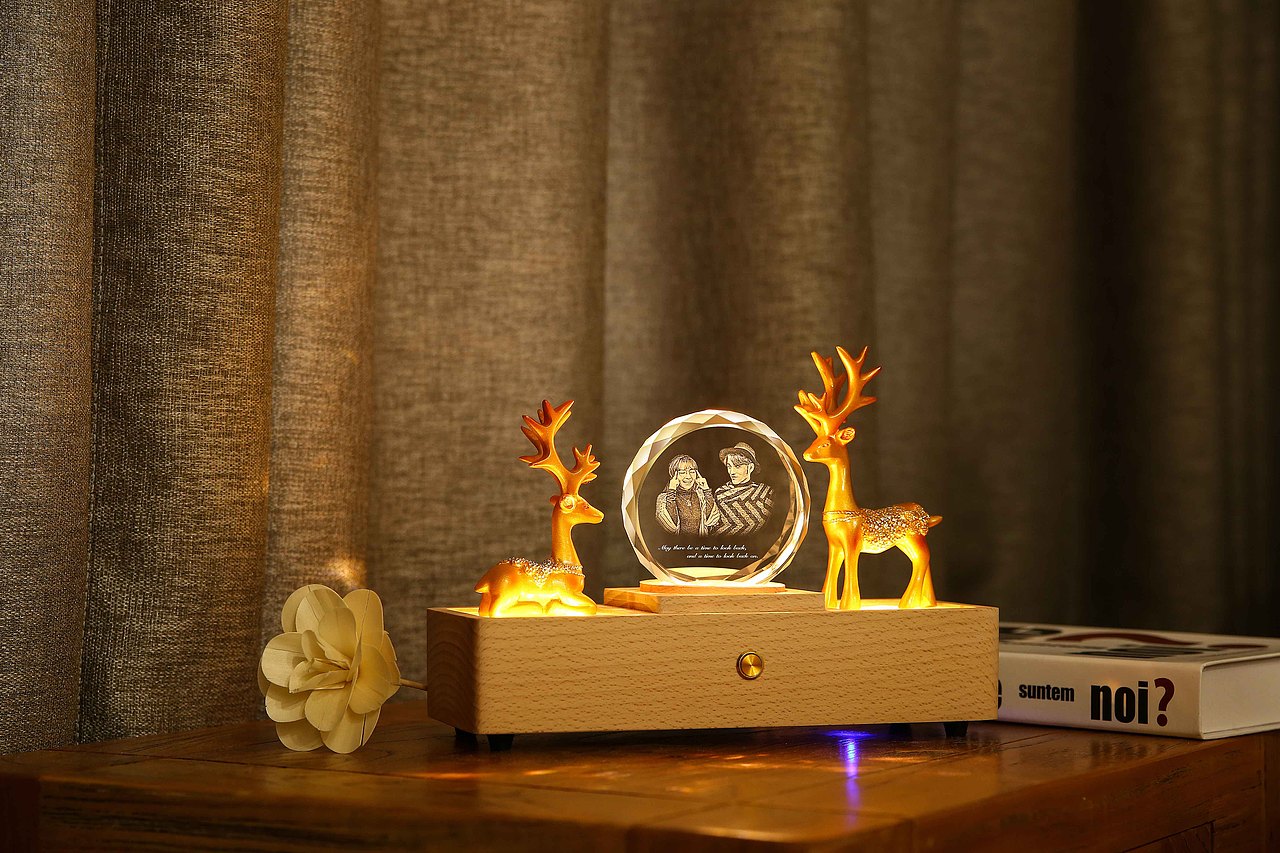 水晶拍摄/礼品/床头小夜灯拍摄