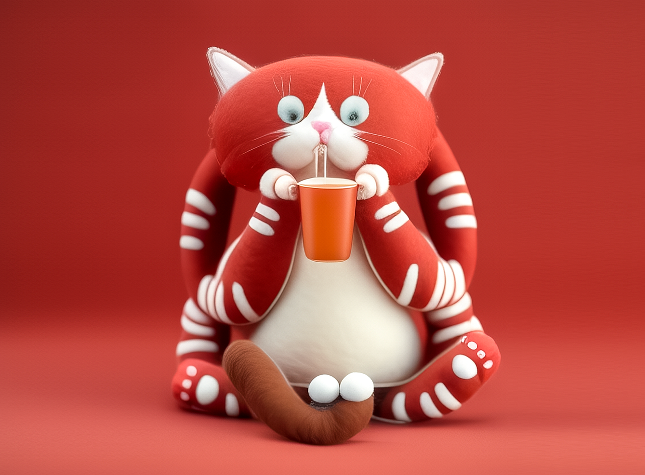 猫·日常 AI生成三维IP