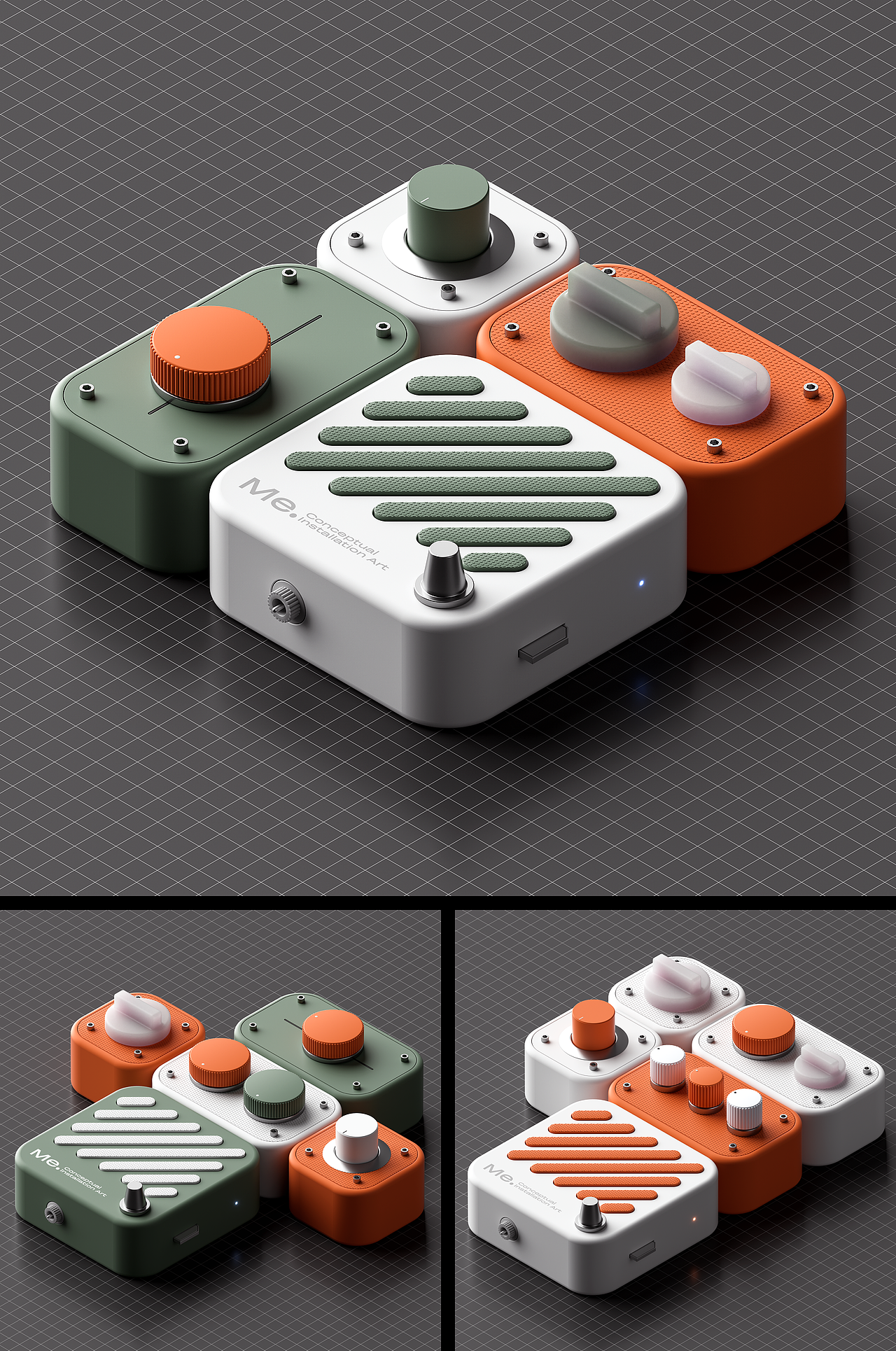 2023三维设计-练习合集（图ZMzYxMjM4OTY0） - 其他三维 - 站酷设计师轻声慢跑原创素材 - 站酷ZCOOL