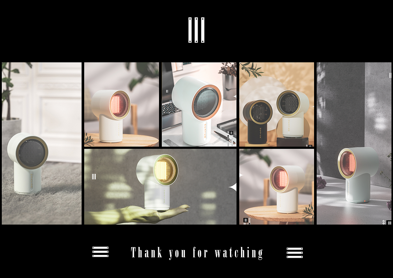 C4D产品渲染 I暖风机