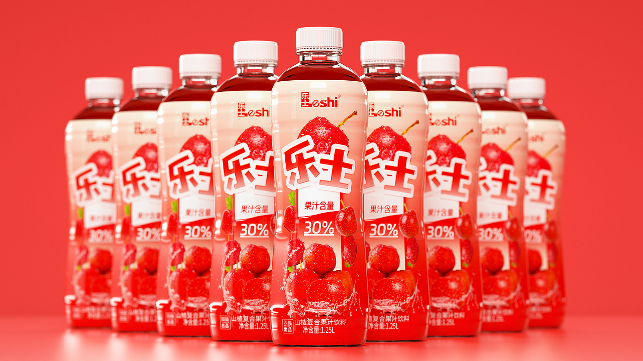 同福乐士果汁包装设计