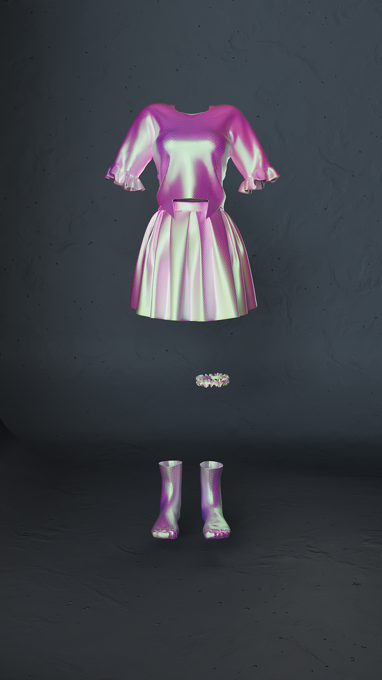 【c4d動(dòng)畫】鐳射炫彩套裝動(dòng)畫（圖ZMzQzNjEyMDQ4） - 動(dòng)畫/影視 - 站酷設(shè)計(jì)師蘆薈ViLu原創(chuàng)素材 - 站酷ZCOOL