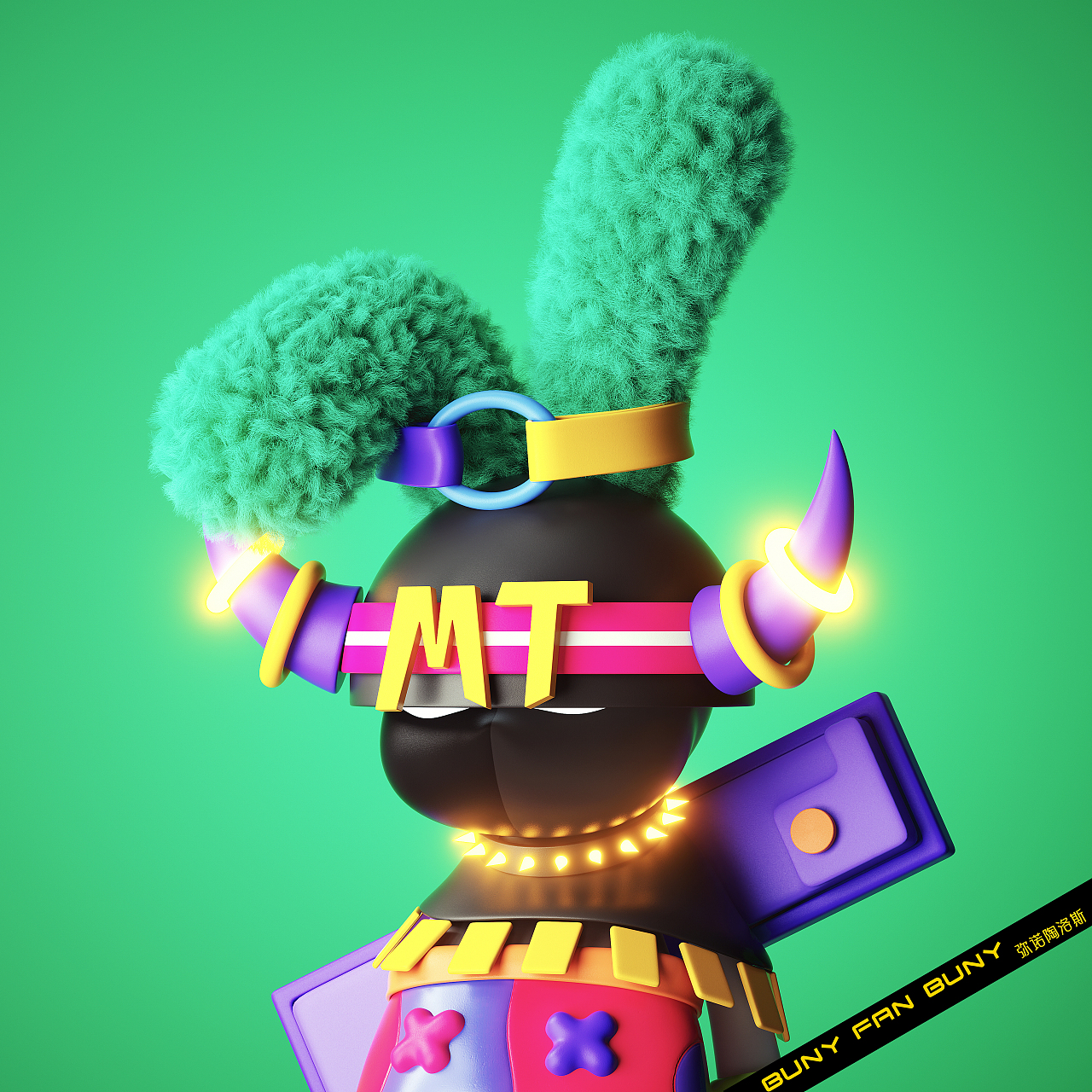 《BUNY FAN BUNY》兔迷兔3D頭像【希臘神話系列】