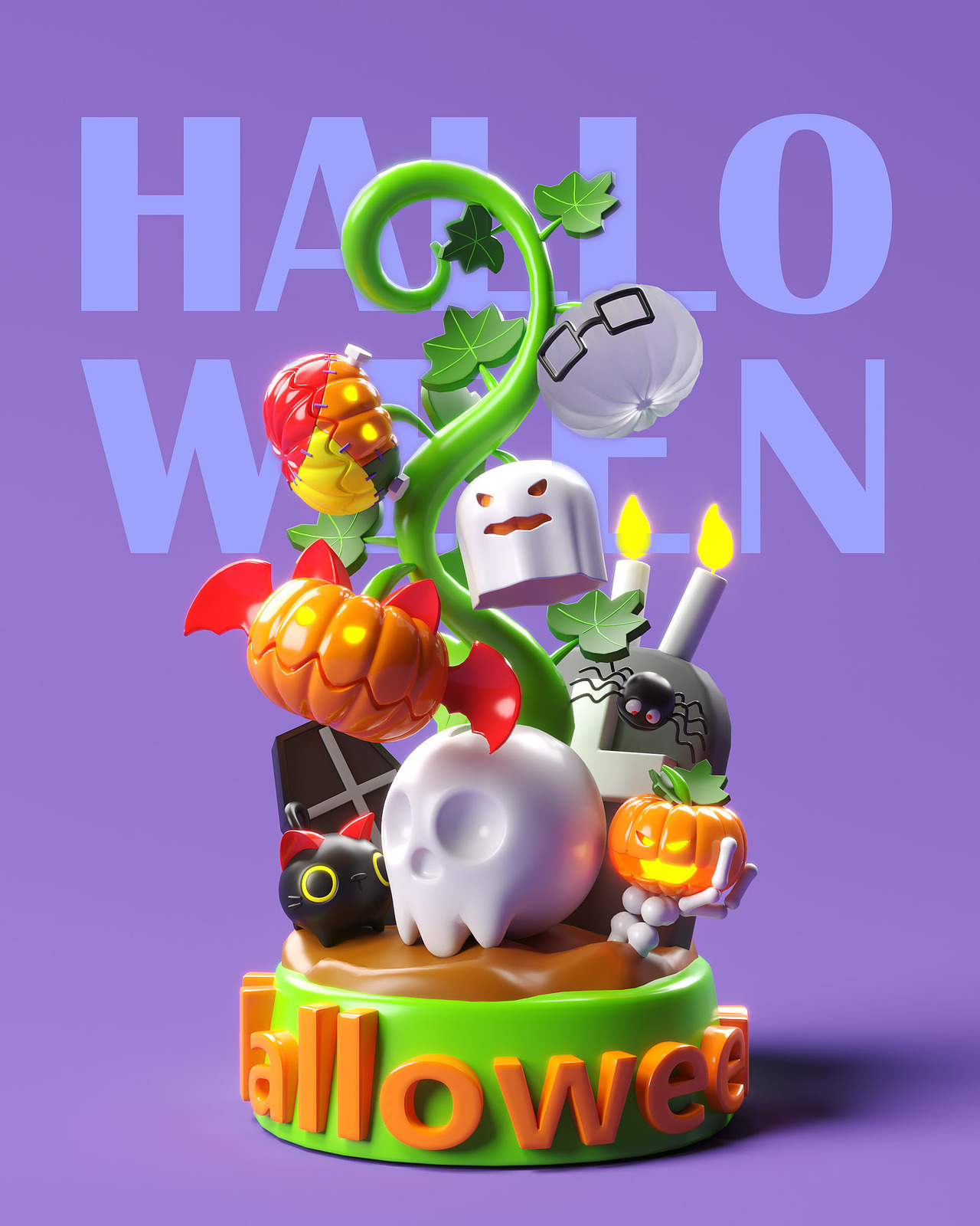 万圣节小练习跟其他小作品