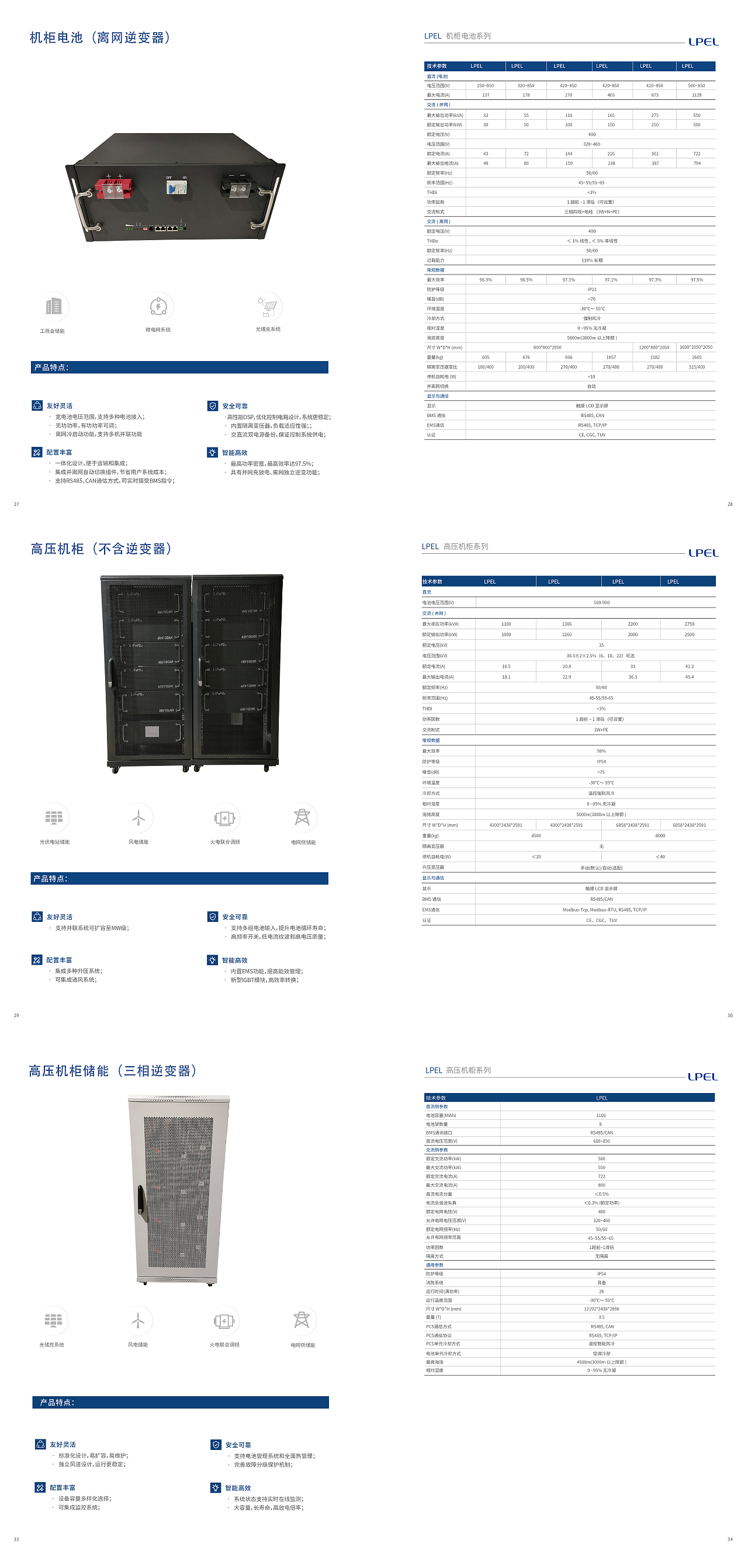 锂能时代企业家庭储能产品宣传画册设计