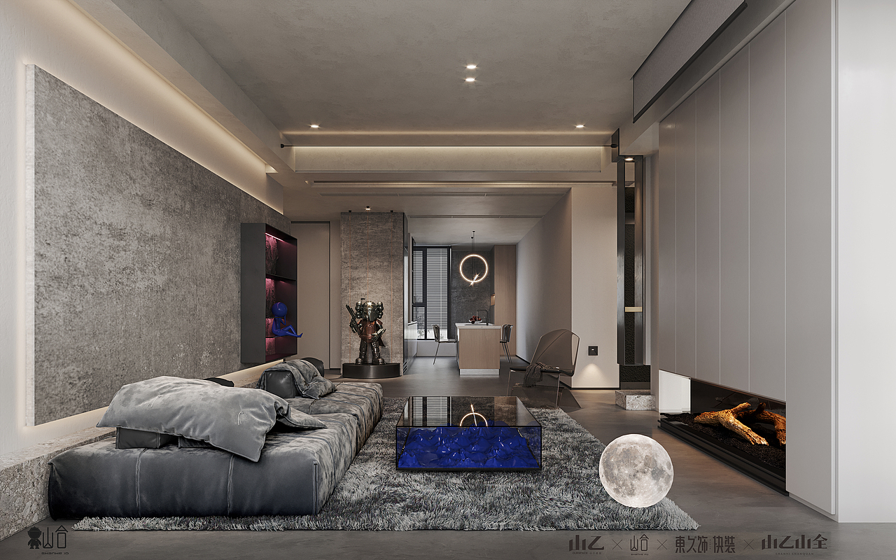 山乙山合｜长沙远洋外滩（图ZMzEwOTEyNTQw） - 家装设计 - 站酷设计师山乙山合原创素材 - 站酷ZCOOL