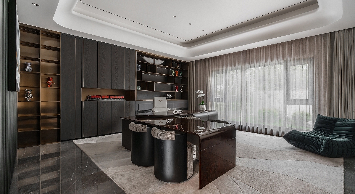 別墅黑色現(xiàn)代輕奢（圖ZMzUxMDY2NjIw） - 家裝設(shè)計(jì) - 站酷設(shè)計(jì)師Z816902199原創(chuàng)素材 - 站酷ZCOOL