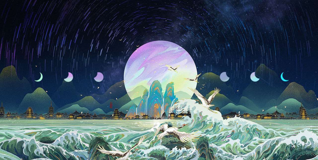 万象（图ZMzE1NjQ3OTE2） - 商业插画 - 站酷设计师郭小天__原创素材 - 站酷ZCOOL