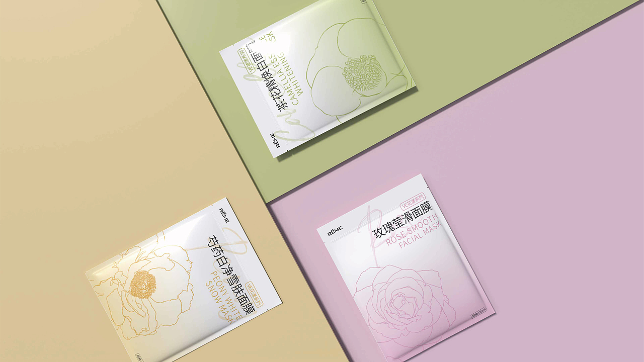 VE花漾系列面膜包装提案（图ZMzM2MjYwMTc2） - 包装 - 站酷设计师Meteorite_原创素材 - 站酷ZCOOL