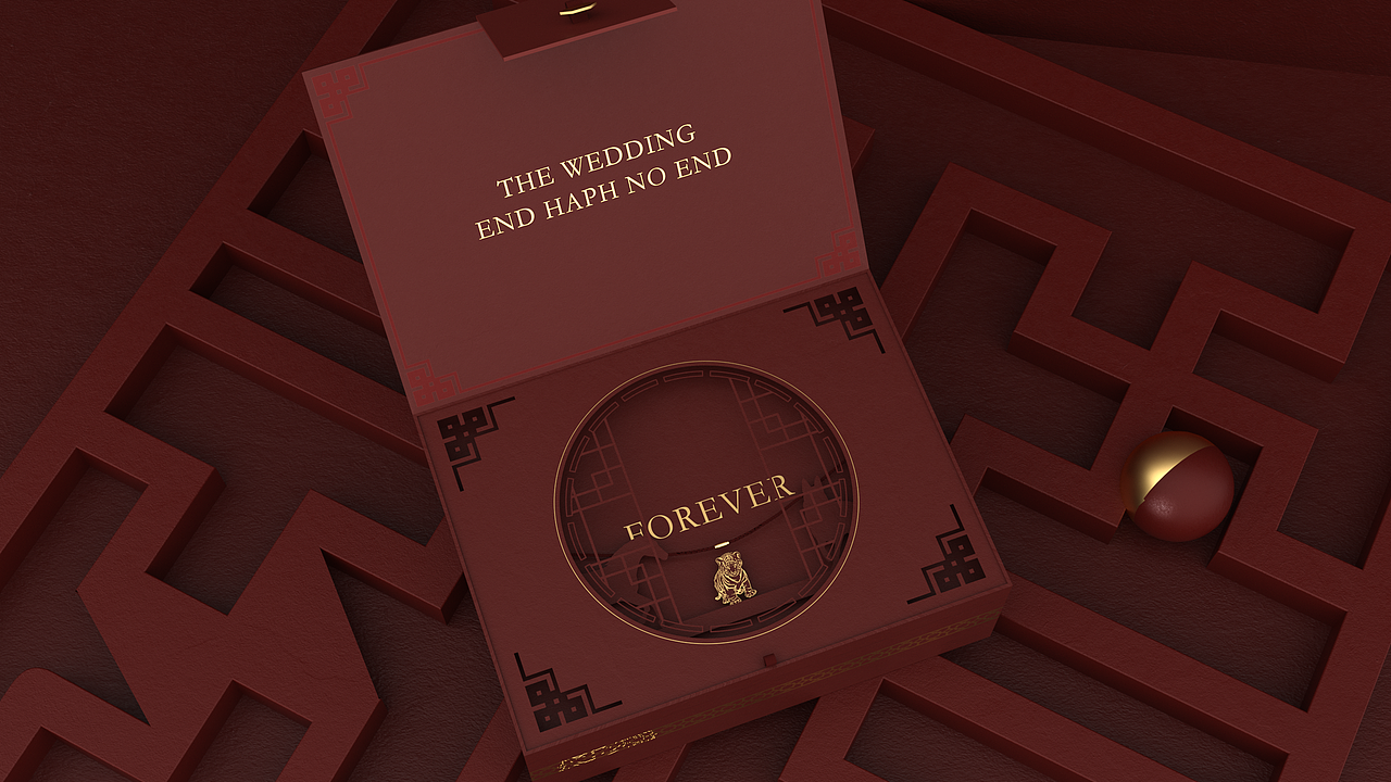 中式礼盒 可售卖稿件工艺图（图ZMzAzNDkyNTY4） - 包装 - 站酷设计师小杨不会画画原创素材 - 站酷ZCOOL