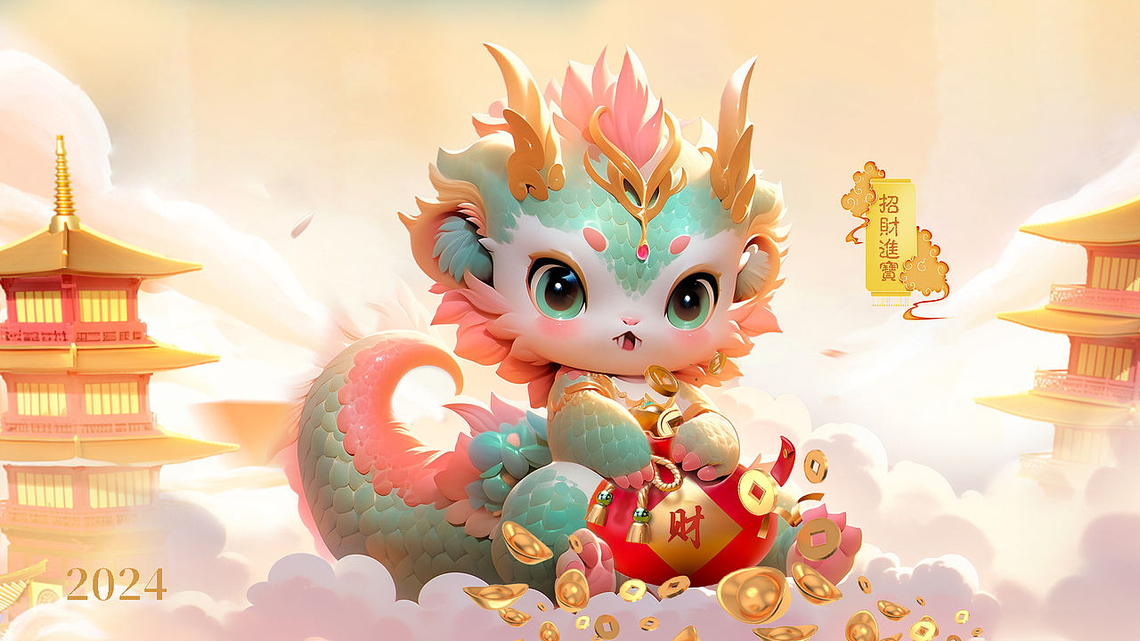 2024青龙 整合 | IP全案 | 原创潮玩IP | IP图库(图ZMzU0NzY5OTQ0) - IP形象 - 站酷设计师ANXIAOYAO9981原创素材 - 站酷ZCOOL