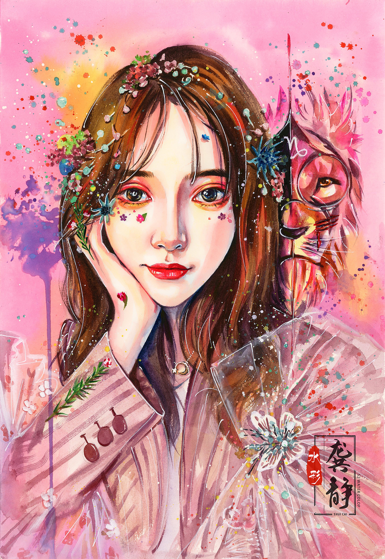 水彩创意插画|插画|商业插画|龚静水彩画_原创作品-站酷zcool