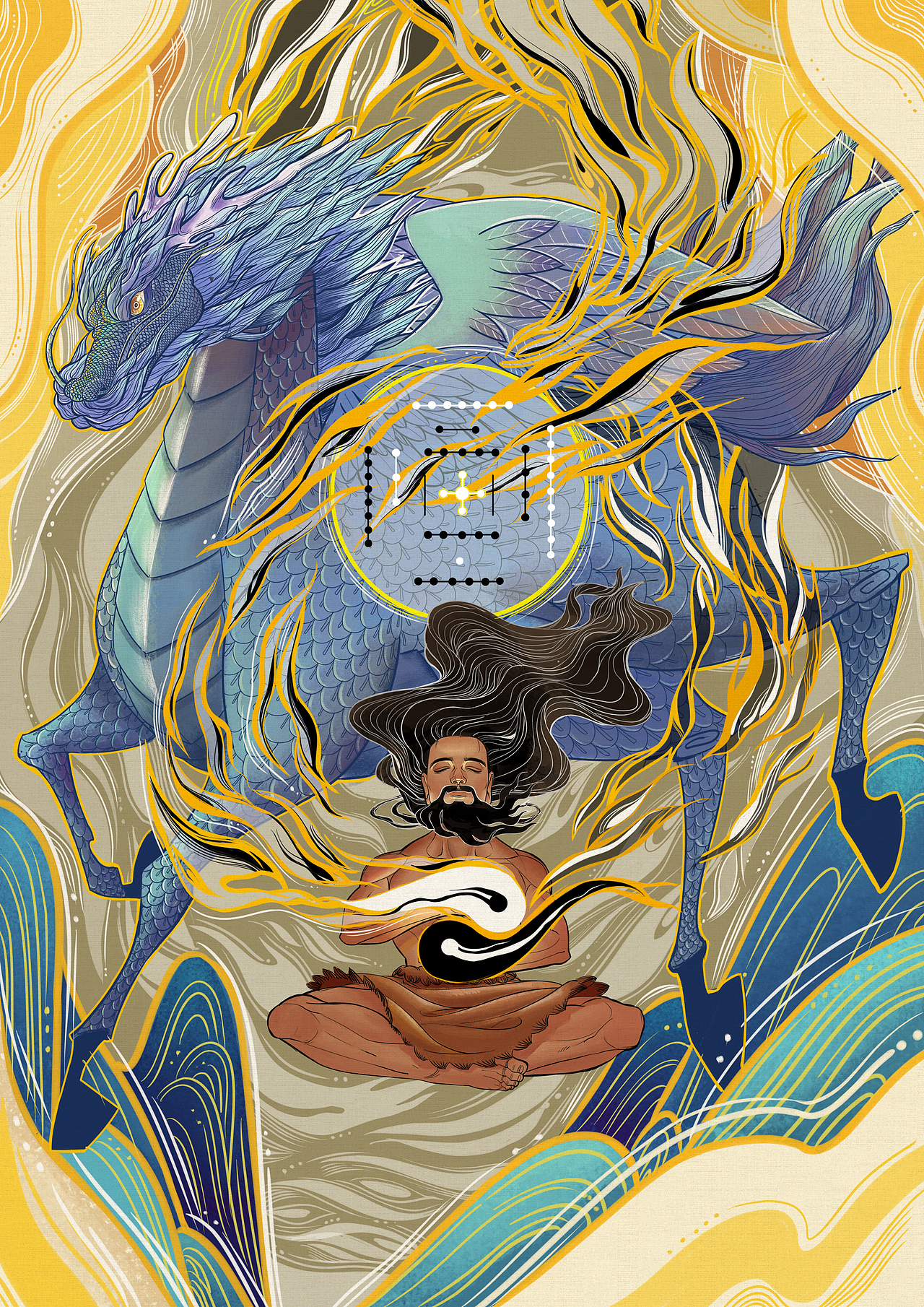 伏羲创造八卦_ddadass-站酷zcool