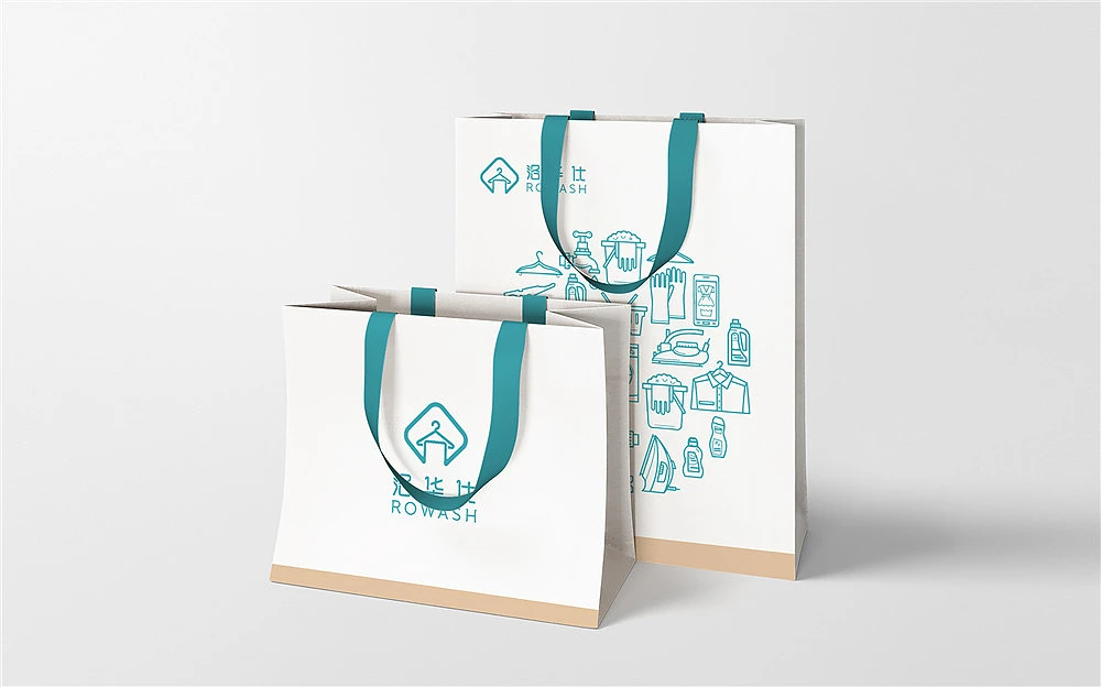 洛华仕衣物洗护品牌形象设计