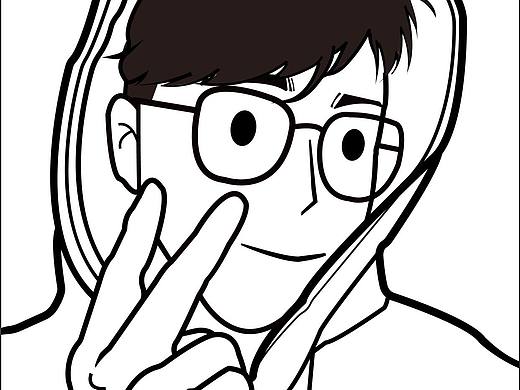 头像简约插画