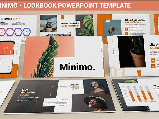 国外小清新文艺风工作总结通用PPT模板