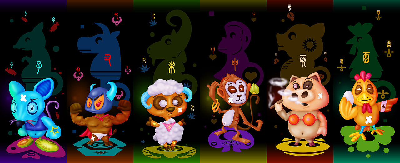 怪系列之12生肖