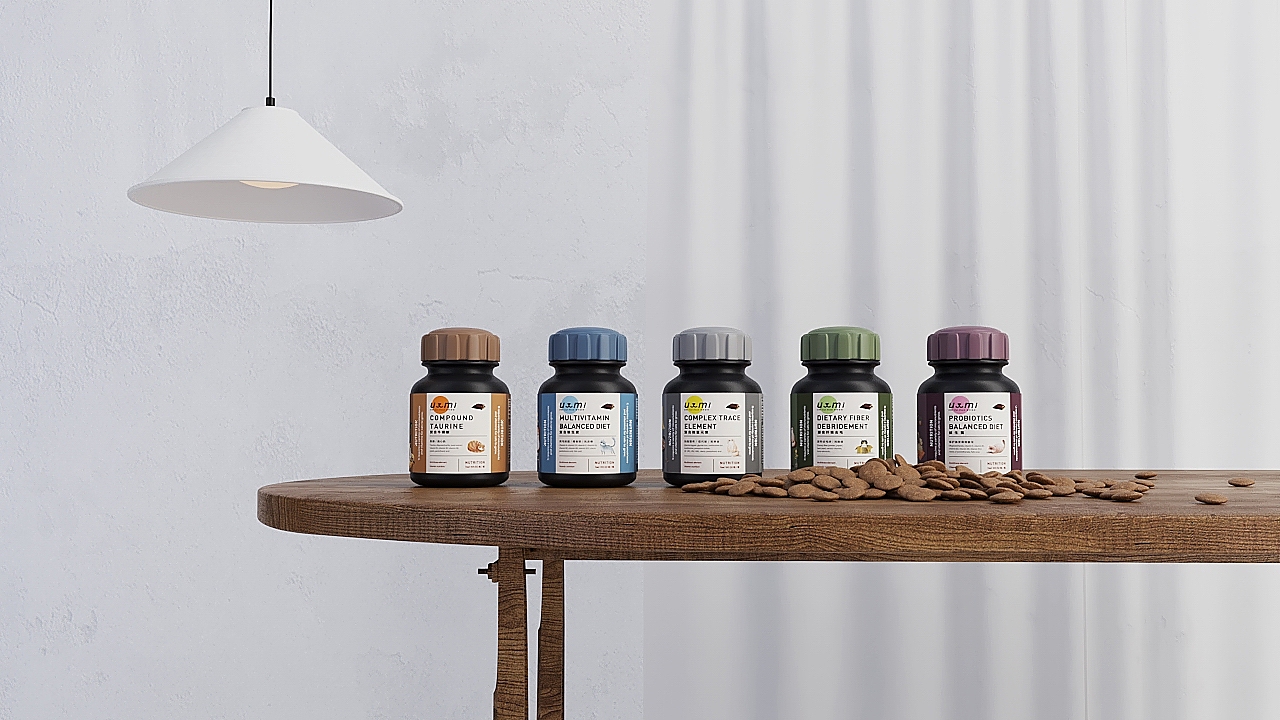 《UMI》猫粮品牌设计,于好品质中碰撞美感和温度。