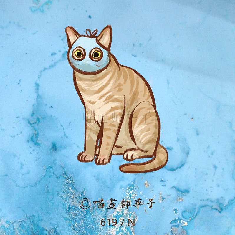 不断更日常画猫的275天（图ZMTk3ODk1Mzgw） - 艺术插画 - 站酷设计师喵画师华子原创素材 - 站酷ZCOOL