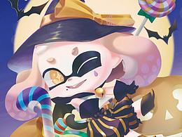 万圣节Q版同人手机壁纸