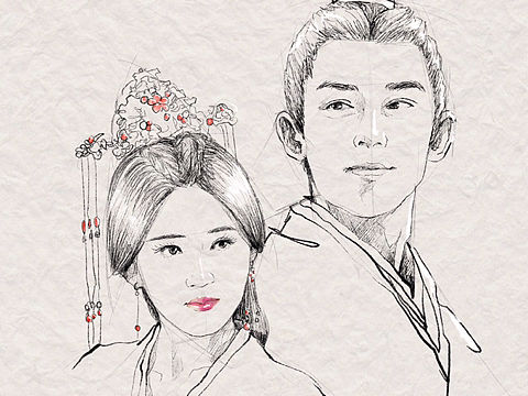 每日速写 赵露思 吴磊（个人主页-ZNjI0MDM4MTY=） - 商业插画 - 站酷设计师春光灿烂Pipi皮原创素材 - 站酷ZCOOL
