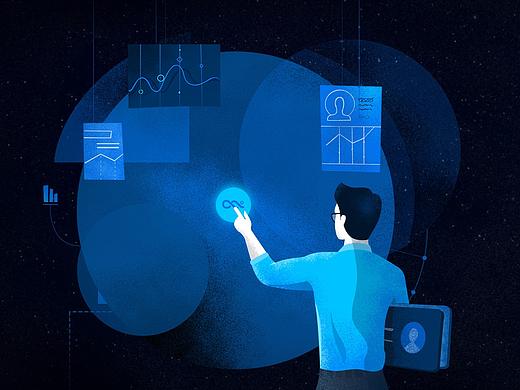 数据运营平台-登录页动画设计