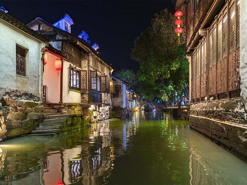 苏州周庄古镇四季周庄