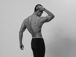 黑白极简风｜肌肉风