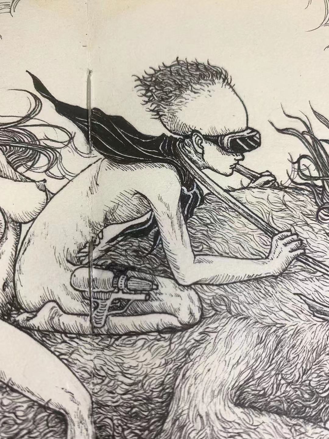 去年的一些手稿-线绘练习（图ZMTgxMzE1OTg0） - 新锐潮流插画 - 站酷设计师陈小鱼fishcys原创素材 - 站酷ZCOOL