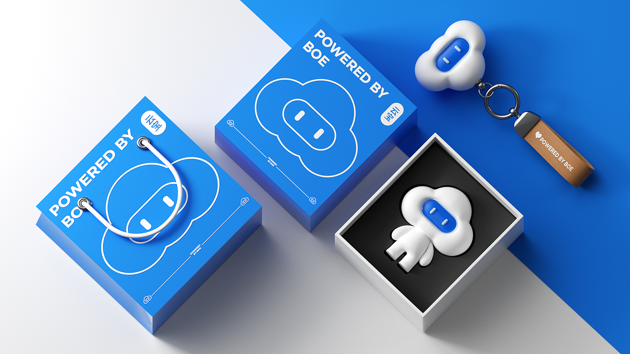 【 BOE虚拟IP 】BOE·云宝（图ZMzMwMjE3NDAw） - IP形象 - 站酷设计师尤川_AIGC原创素材 - 站酷ZCOOL
