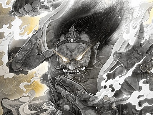 听琴图|插画|概念设定|佳仙人_原创作品-站酷zcool