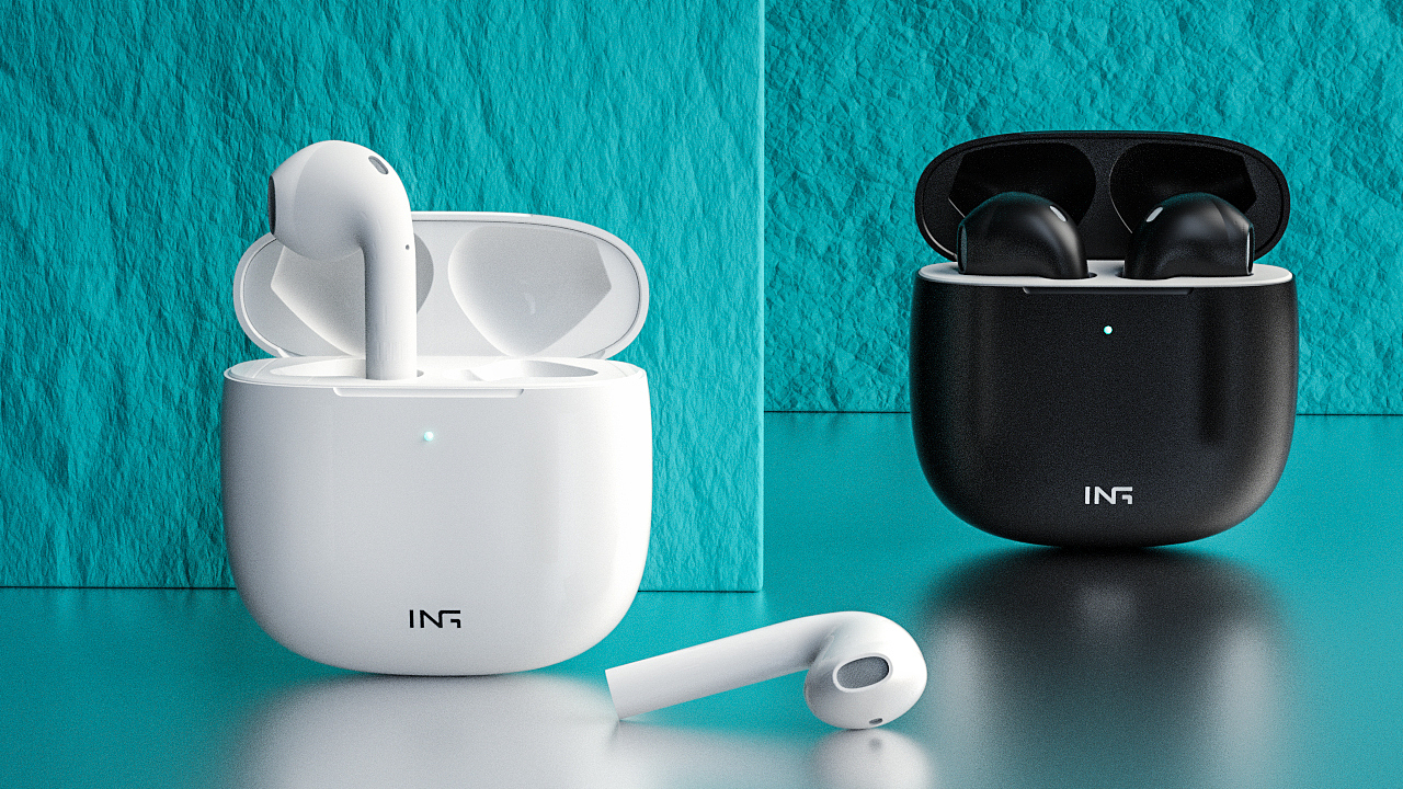 蓝牙耳机渲染练习