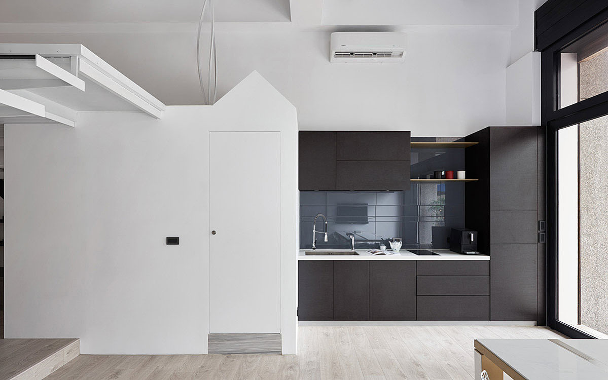 100平创意设计公司办公室装修设计实景图