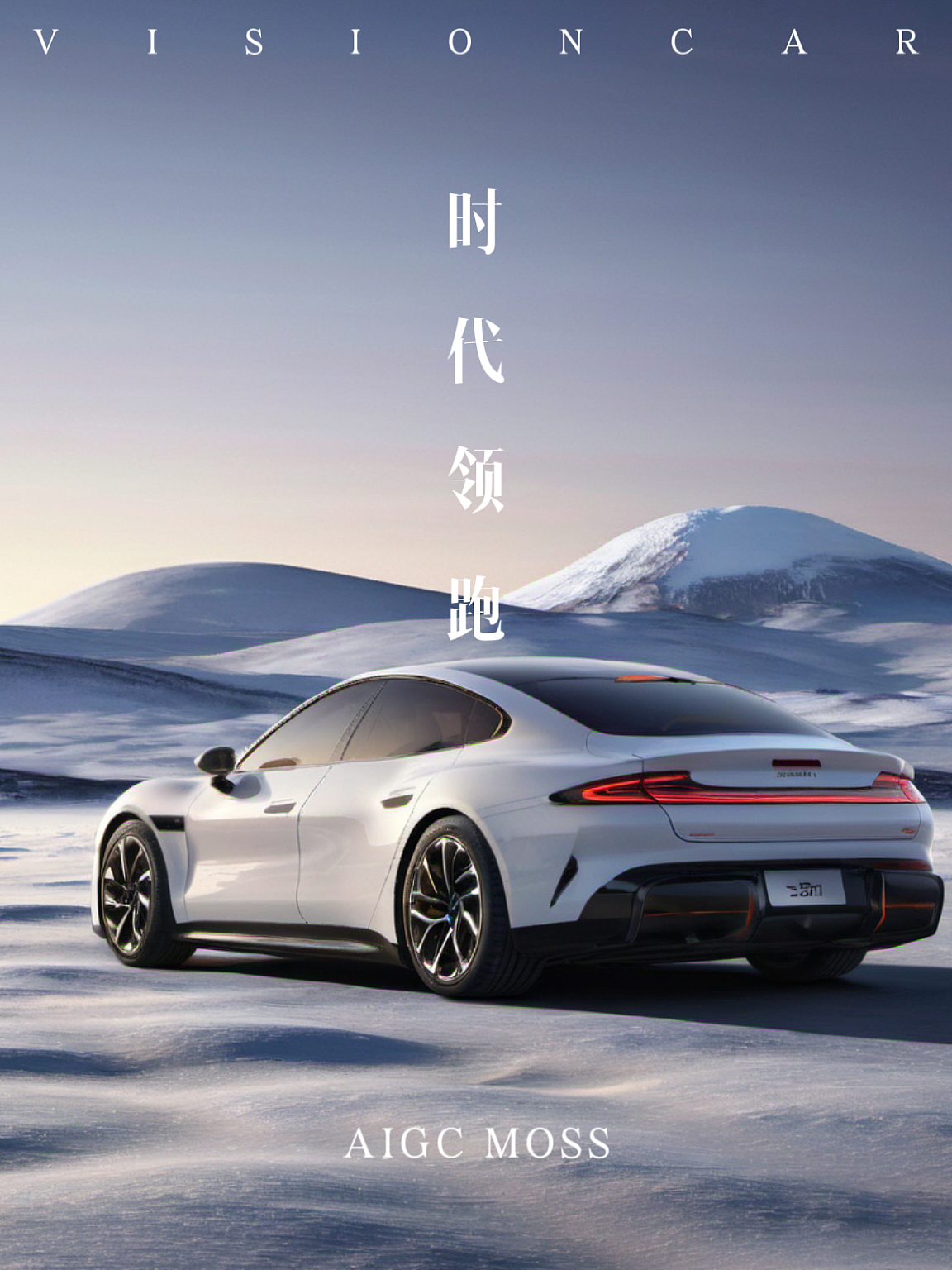 AI设计|小米汽车海报设计