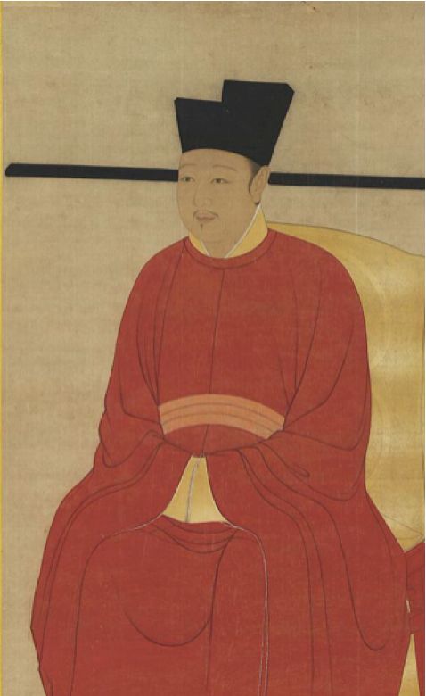 的争议折腾了好几次  就可以推断这个朝代流行什么颜色了 宋徽宗画像