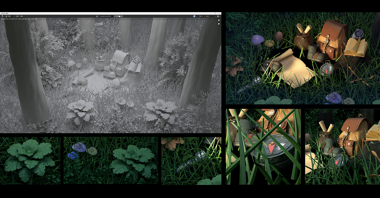 Blender-三维场景建模（图ZMjgzNzIzMTQw） - 场景 - 站酷设计师蒸不熟的馒头原创素材 - 站酷ZCOOL