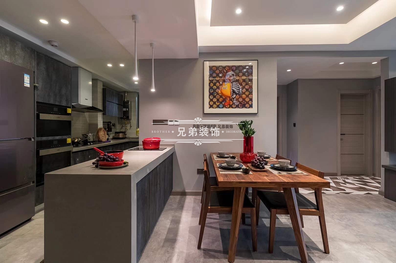 保利江上明珠装修｜江上明珠顶跃现代风格装修实景案例