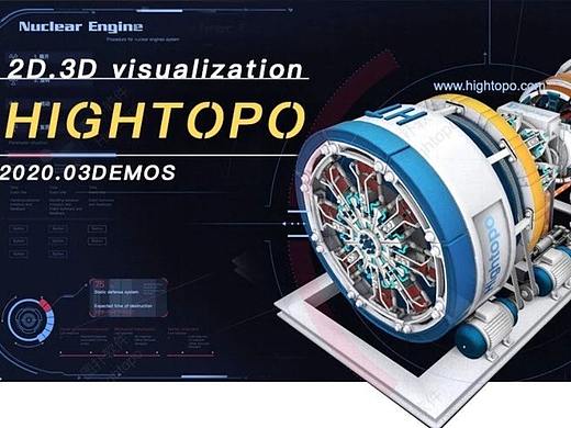 发动机 3D 可视化