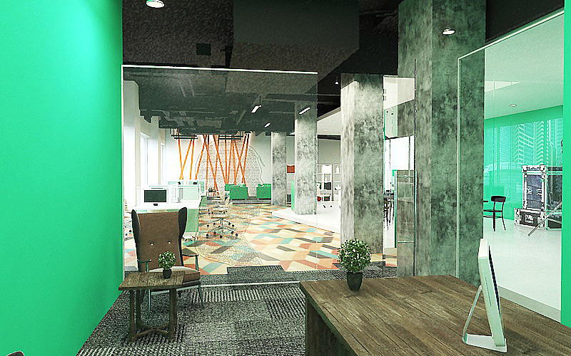 室内设计学员3dmax工装效果图作品展示