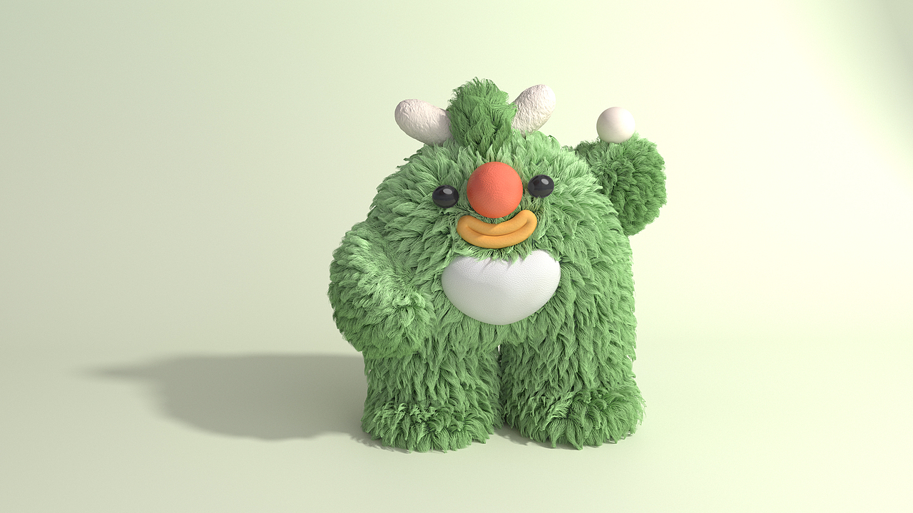 毛发IP作品（图ZMjczNjExOTA0） - 人物/生物 - 站酷设计师Forrest万木原创素材 - 站酷ZCOOL