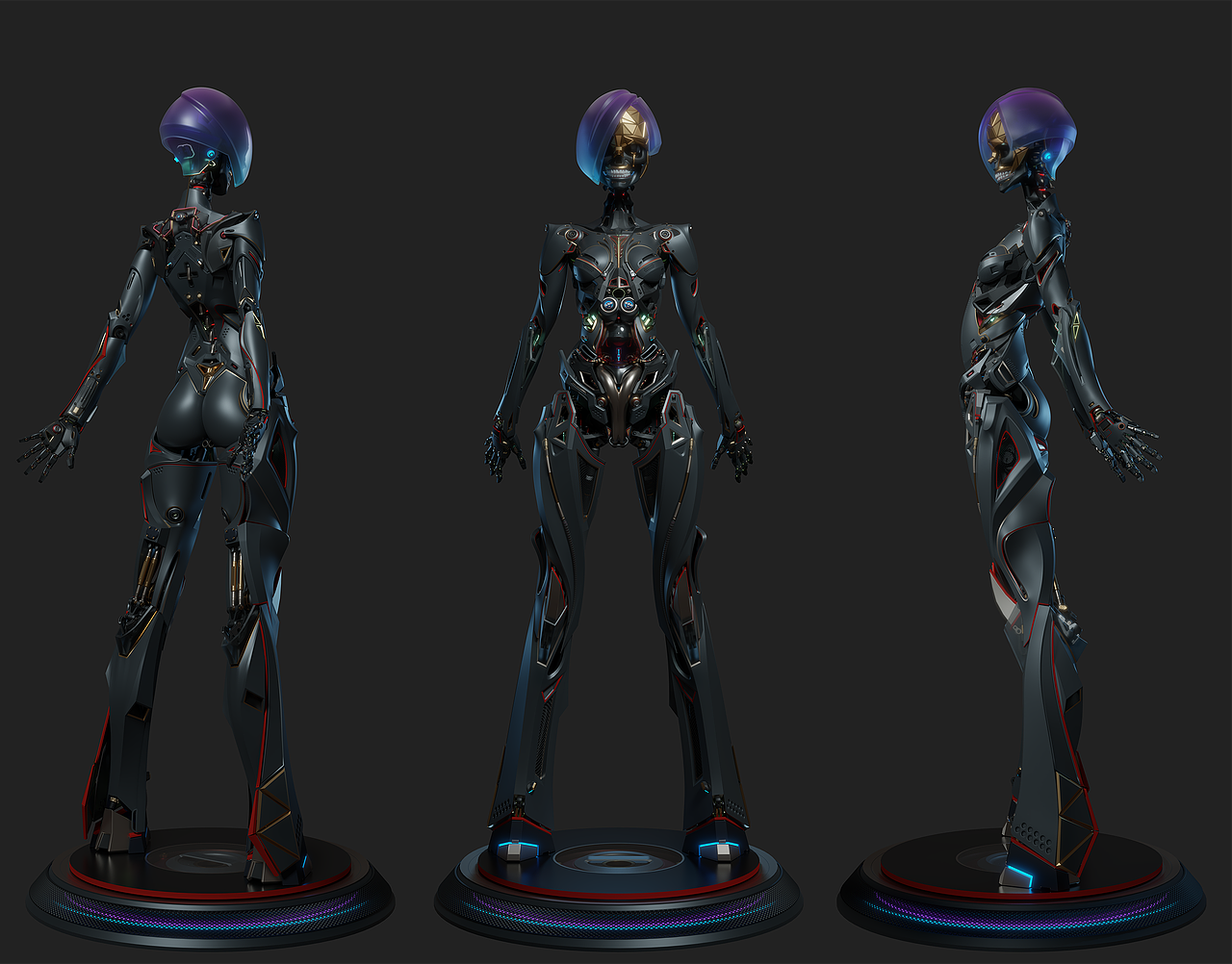 Girl Blender Hard surface（图ZMjUzMzA1ODYw） - 人物/生物 - 站酷设计师FHNT原创素材 - 站酷ZCOOL