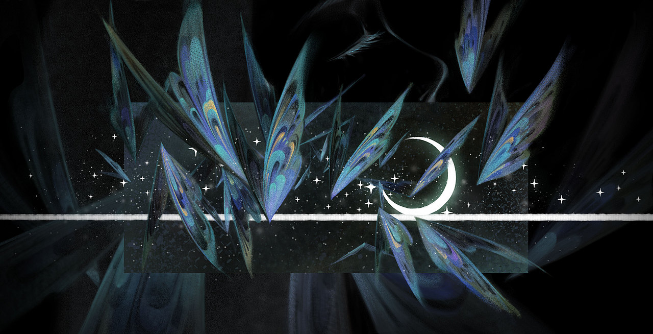 《扉》（图ZMjAyMjE1MjUy） - 艺术插画 - 站酷设计师Jooe_原创素材 - 站酷ZCOOL