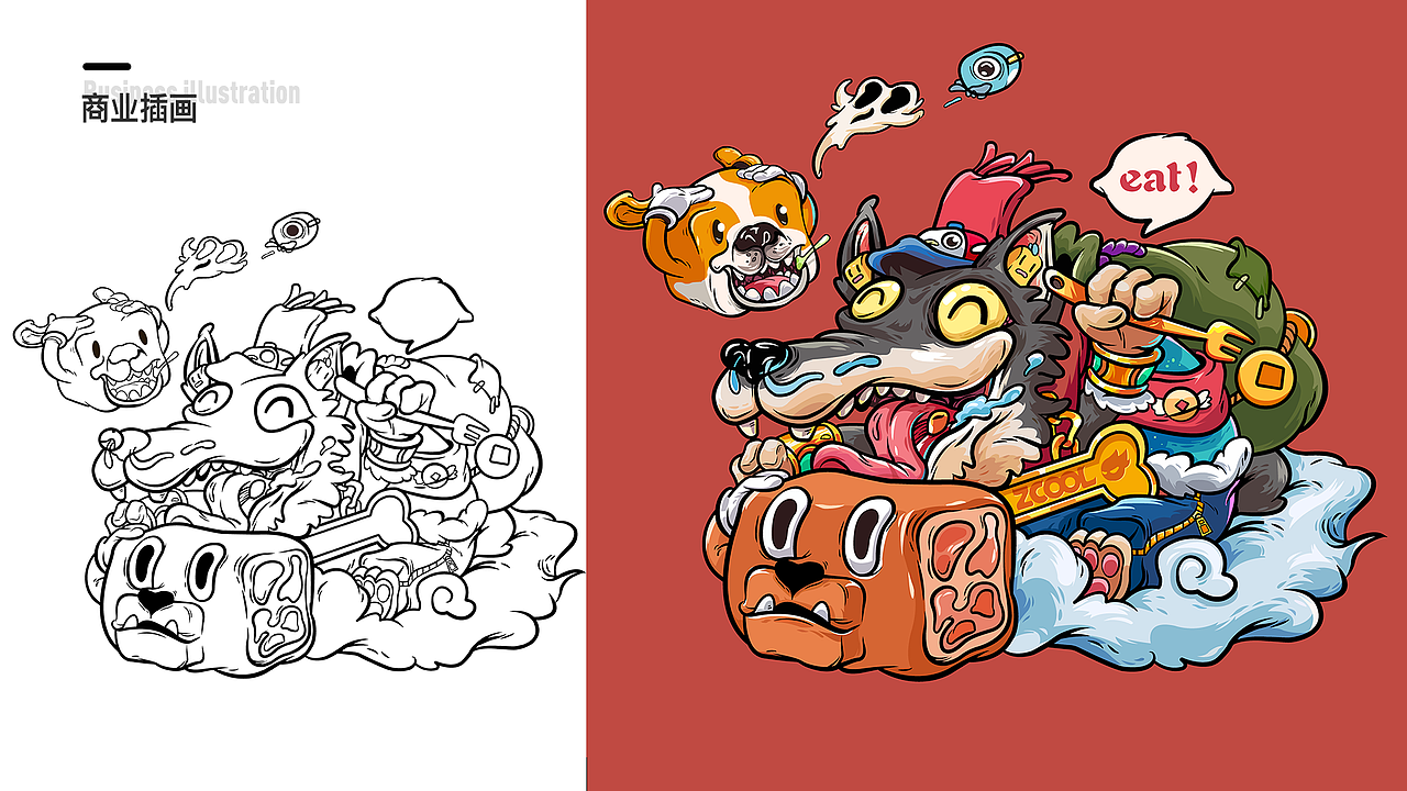 商業(yè)插畫(huà)（圖ZMjczMTM1Njgw） - 商業(yè)插畫(huà) - 站酷設(shè)計(jì)師年夏年原創(chuàng)素材 - 站酷ZCOOL